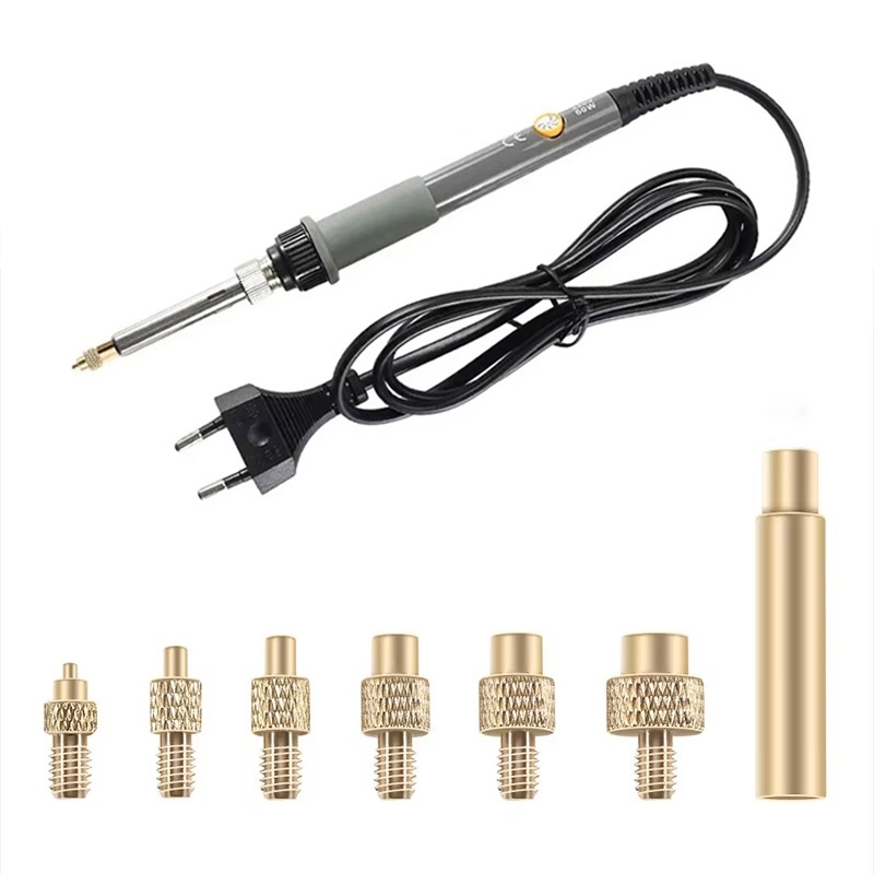 Electronics Repair Kit With Soldering Iron - أدوات إدخال الصواميل الحرارية برؤوس حديدية