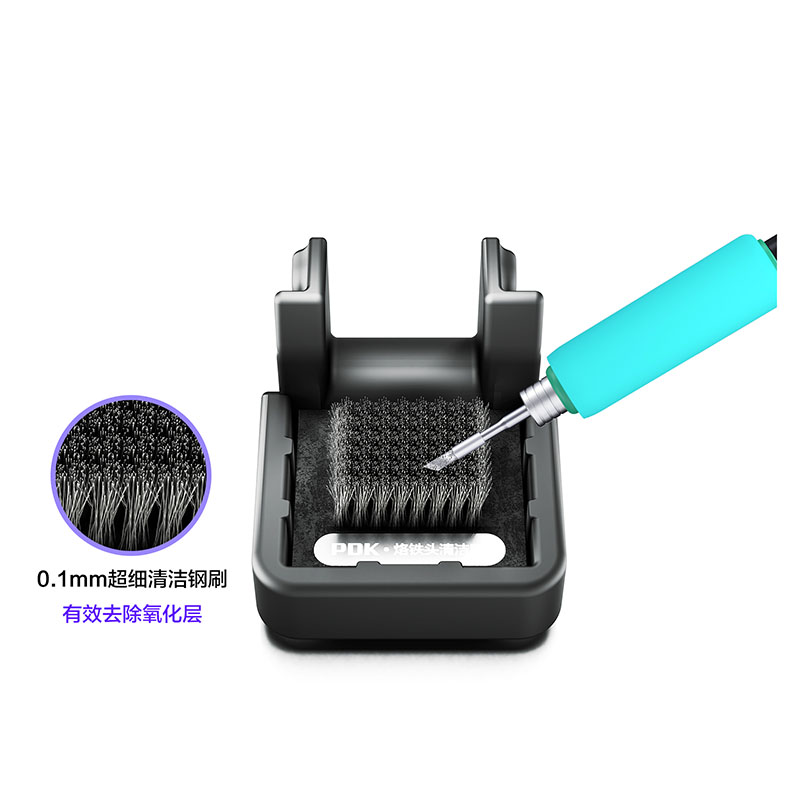 Electronics Repair Kit With Soldering Iron - فرشاة تنظيف لحام طرف الحديد ،