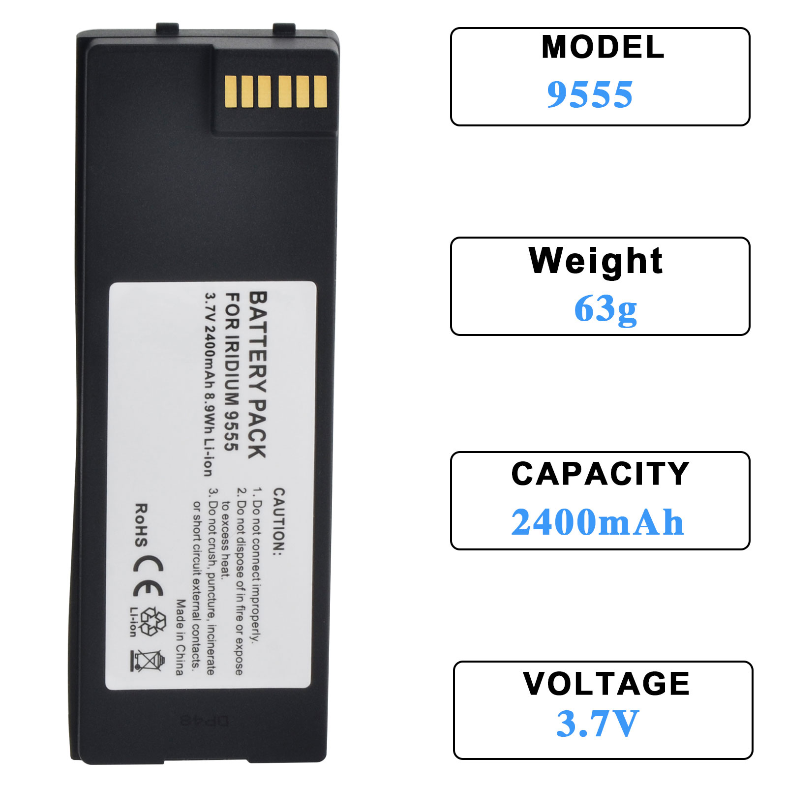 Phone Battery Replacement - بطارية هاتف الأقمار الصناعية BAT2081، بطارية