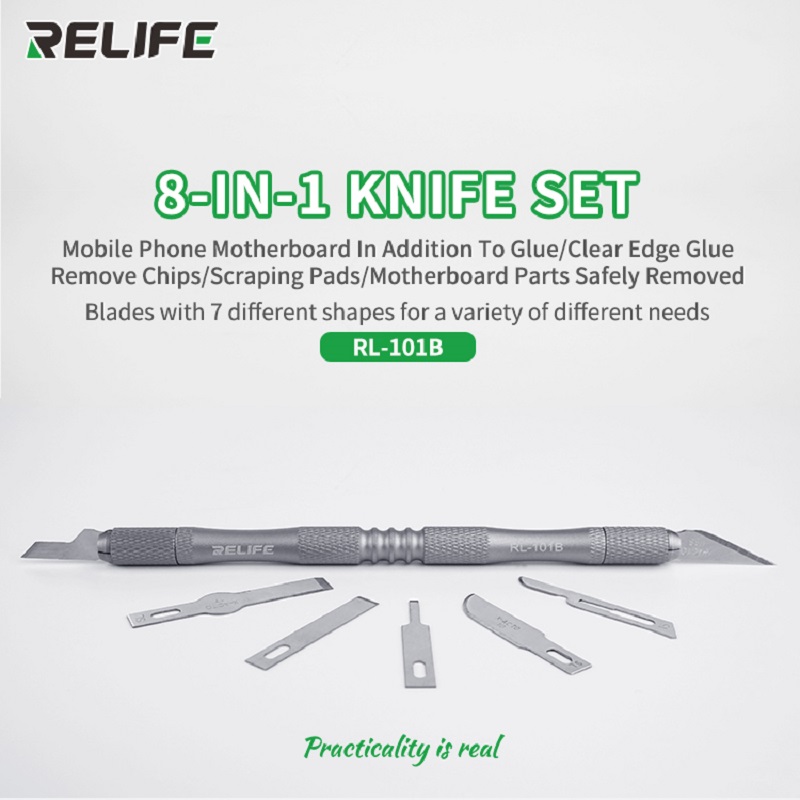 RELIFE RL-101B 8 في 1 سكين مجم - مراجعة Electronics Repair Business وسعره