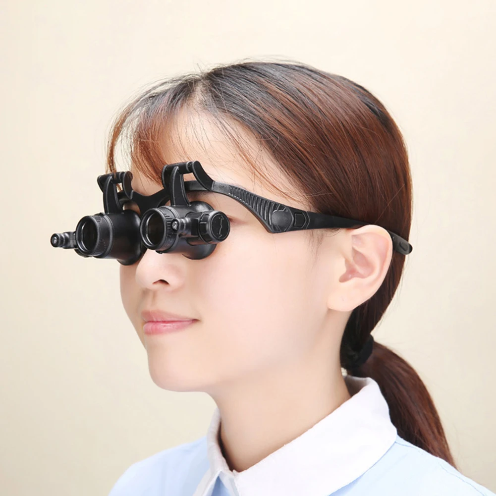 المكبر يرتدي نظارات مع ضوء ليد - مراجعة Electronics Repair Glasses وسعره