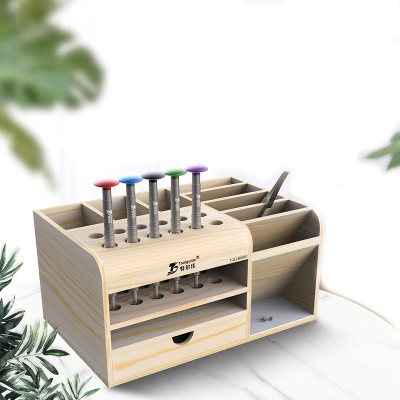 صندوق تخزين خشبي للأدوات الإلك - مراجعة Electronics Repair Table وسعره