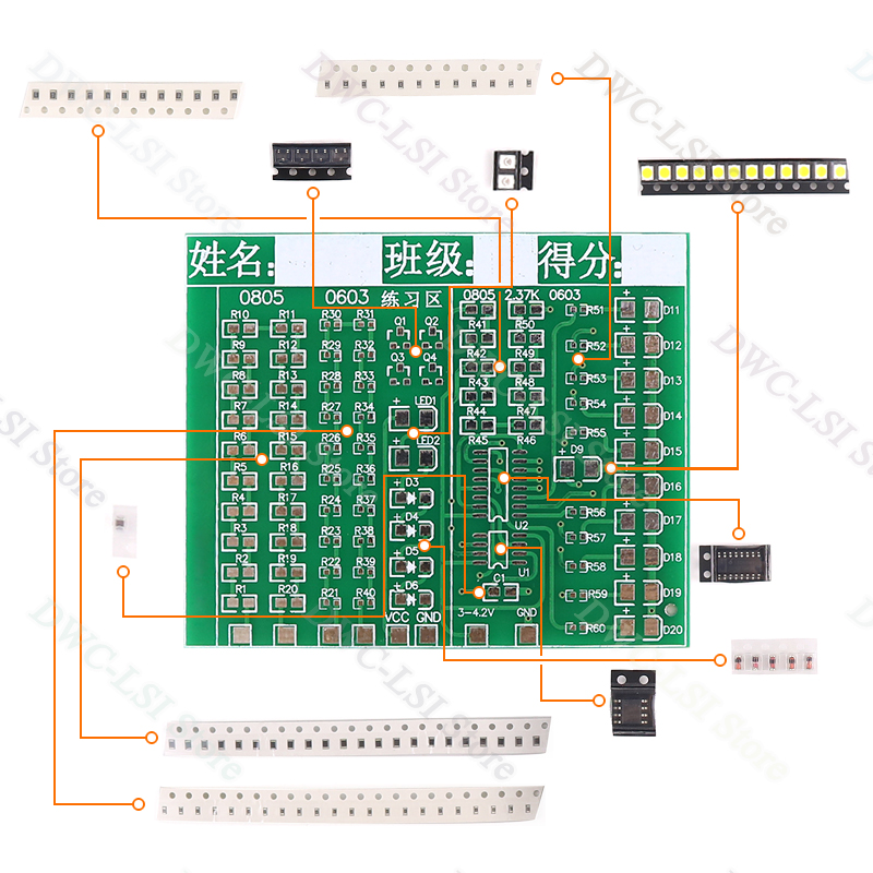 فئة عدة مكونات التصحيح لحام مم - مراجعة Electronics Repair Table وسعره
