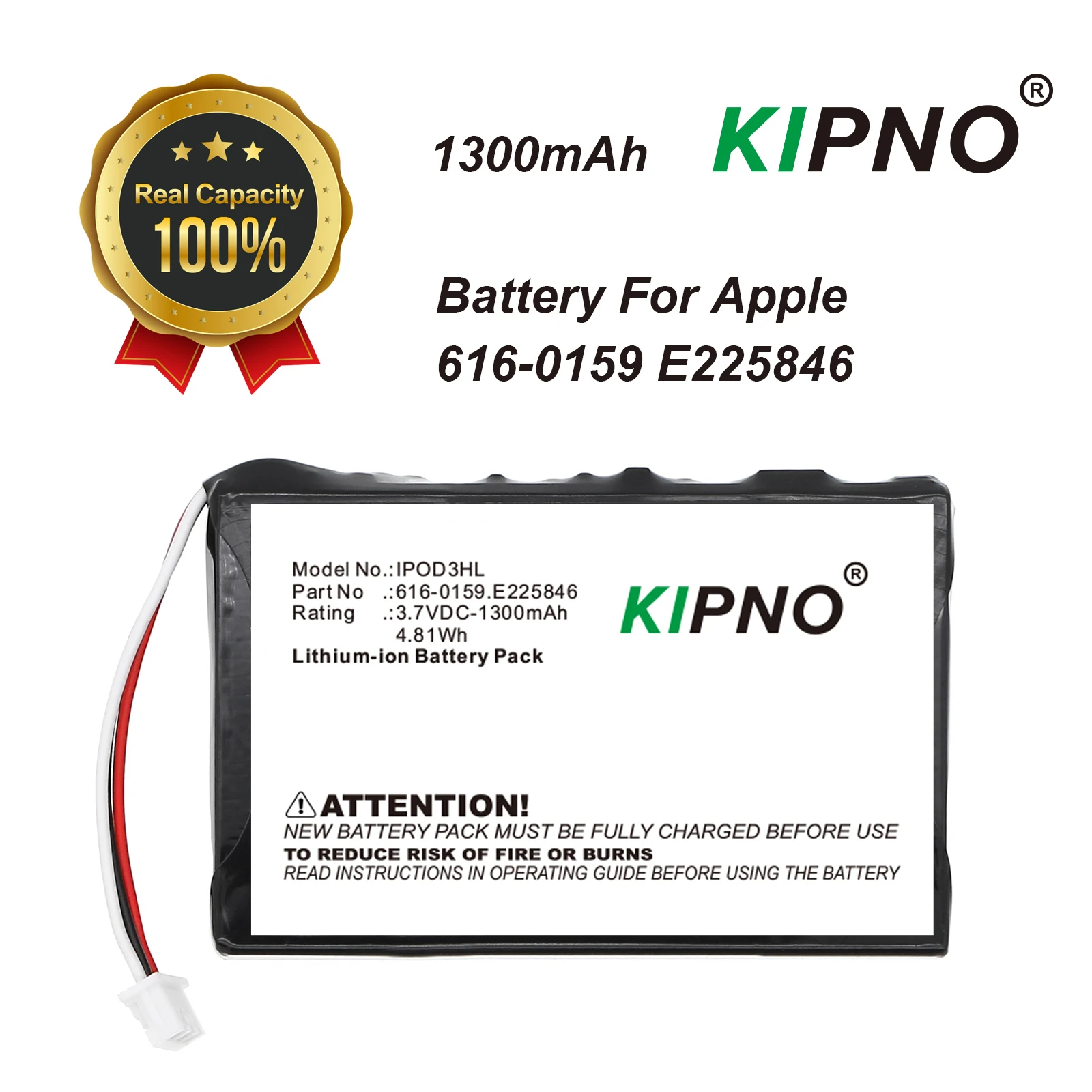بطارية KIPNO لأجهزة iPod 3 3G  - مراجعة Phone Battery Replacement وسعره