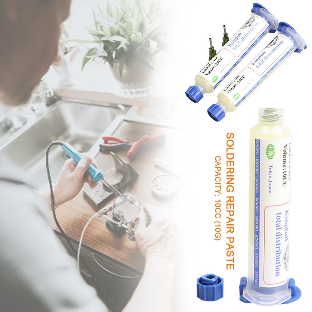 معجون لحام عالمي RMA-218 لا يح - مراجعة Soldering Flux Liquid وسعره