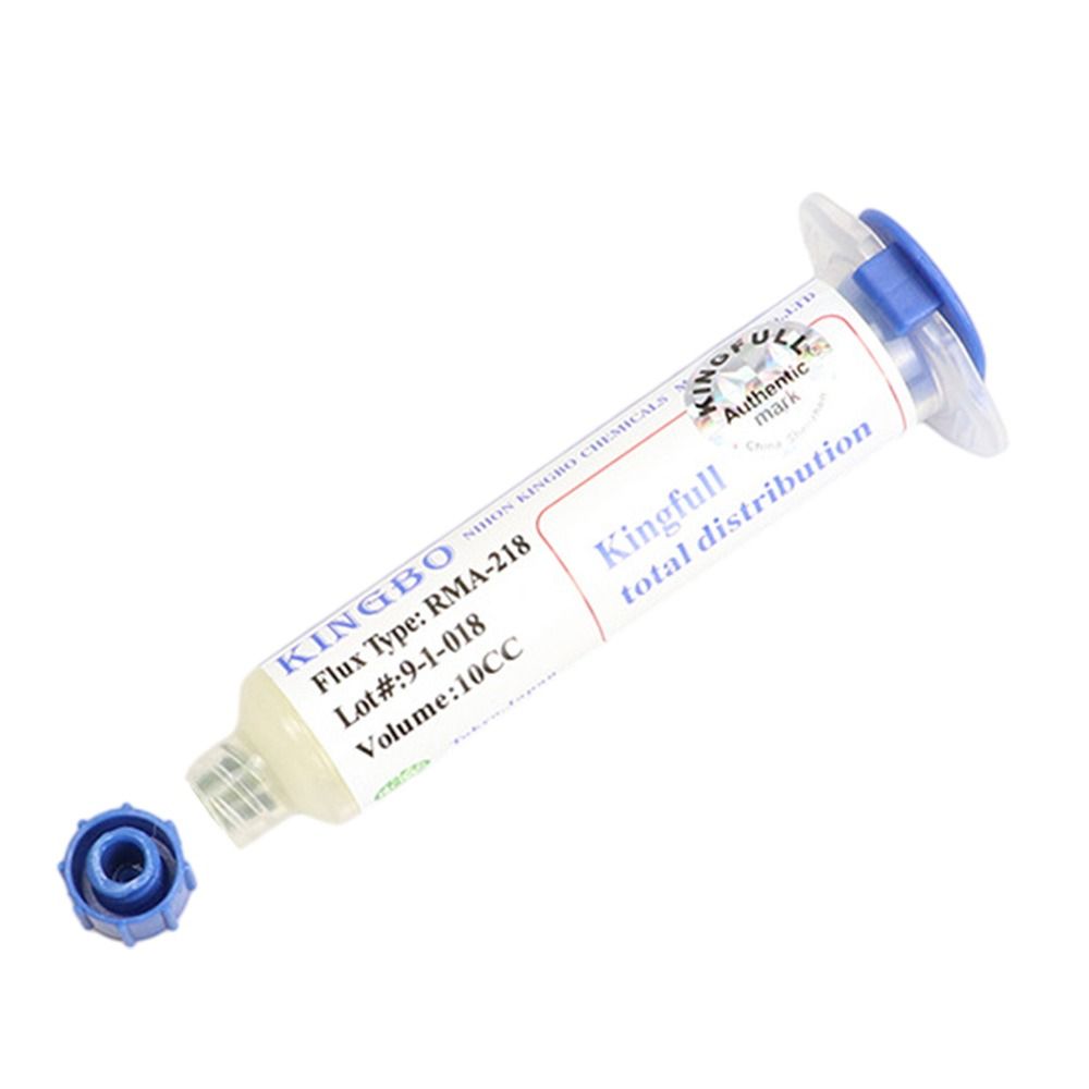 معجون لحام عالمي RMA-218 لا يح - مراجعة Soldering Flux Liquid وسعره