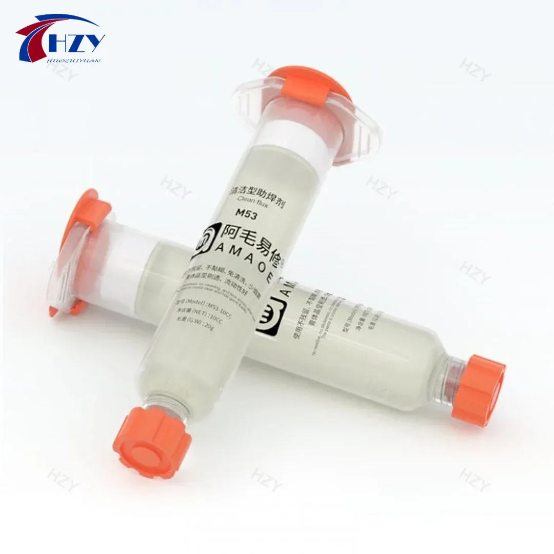 معجون لحام أماوي M53 M50 10CC  - مراجعة Soldering Flux Liquid وسعره
