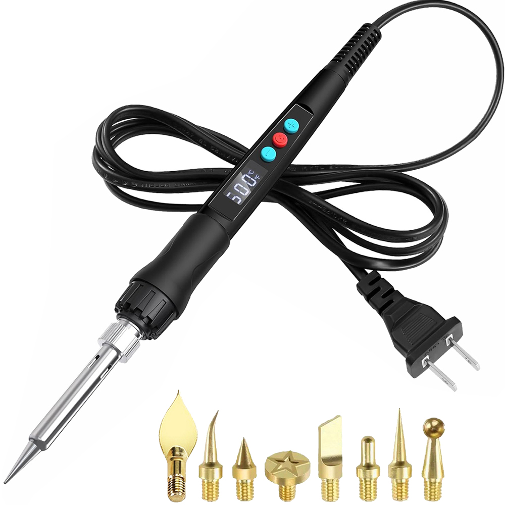 الحرارة إدراج الجوز الحديد تلم - مراجعة Electronics Repair Kit With Soldering Iron وسعره