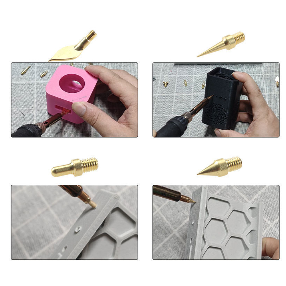 الحرارة إدراج الجوز الحديد تلم - مراجعة Electronics Repair Kit With Soldering Iron وسعره