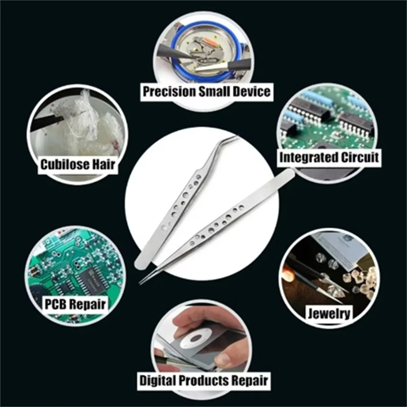 ملاقط صناعية دقيقة مضادة للكهر - مراجعة Electronics Repair Business وسعره