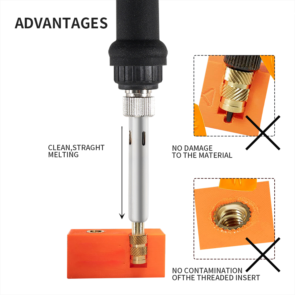 أدوات إدخال الصواميل الحرارية  - مراجعة Electronics Repair Kit With Soldering Iron وسعره