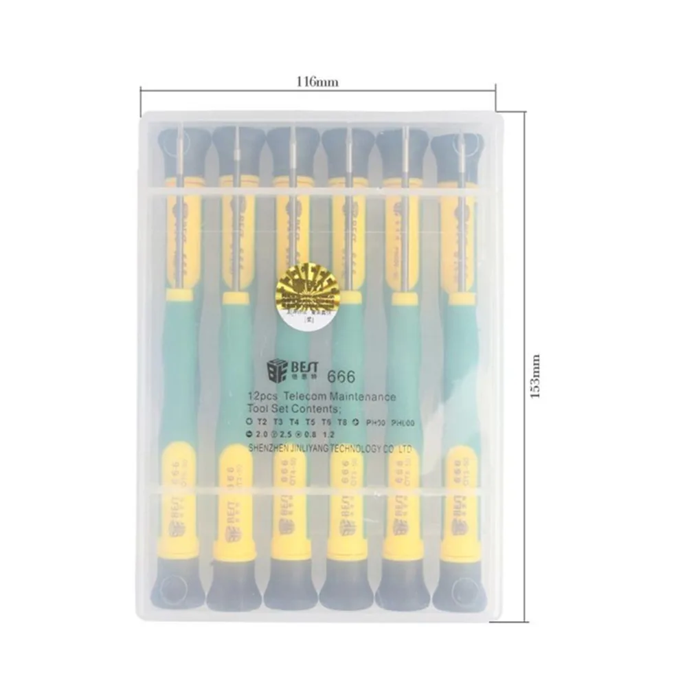 12 قطعة/المجموعة مفك P2 P5 0.8 - مراجعة Pentalobe Screwdriver Set وسعره