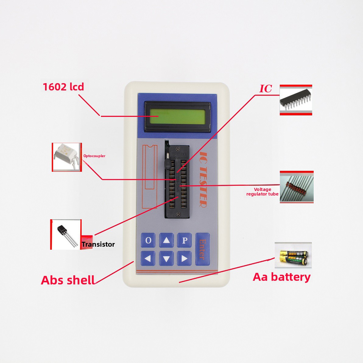 جهاز اختبار الترانزستور TSH‑06 - مراجعة Electronics Repair Shop وسعره