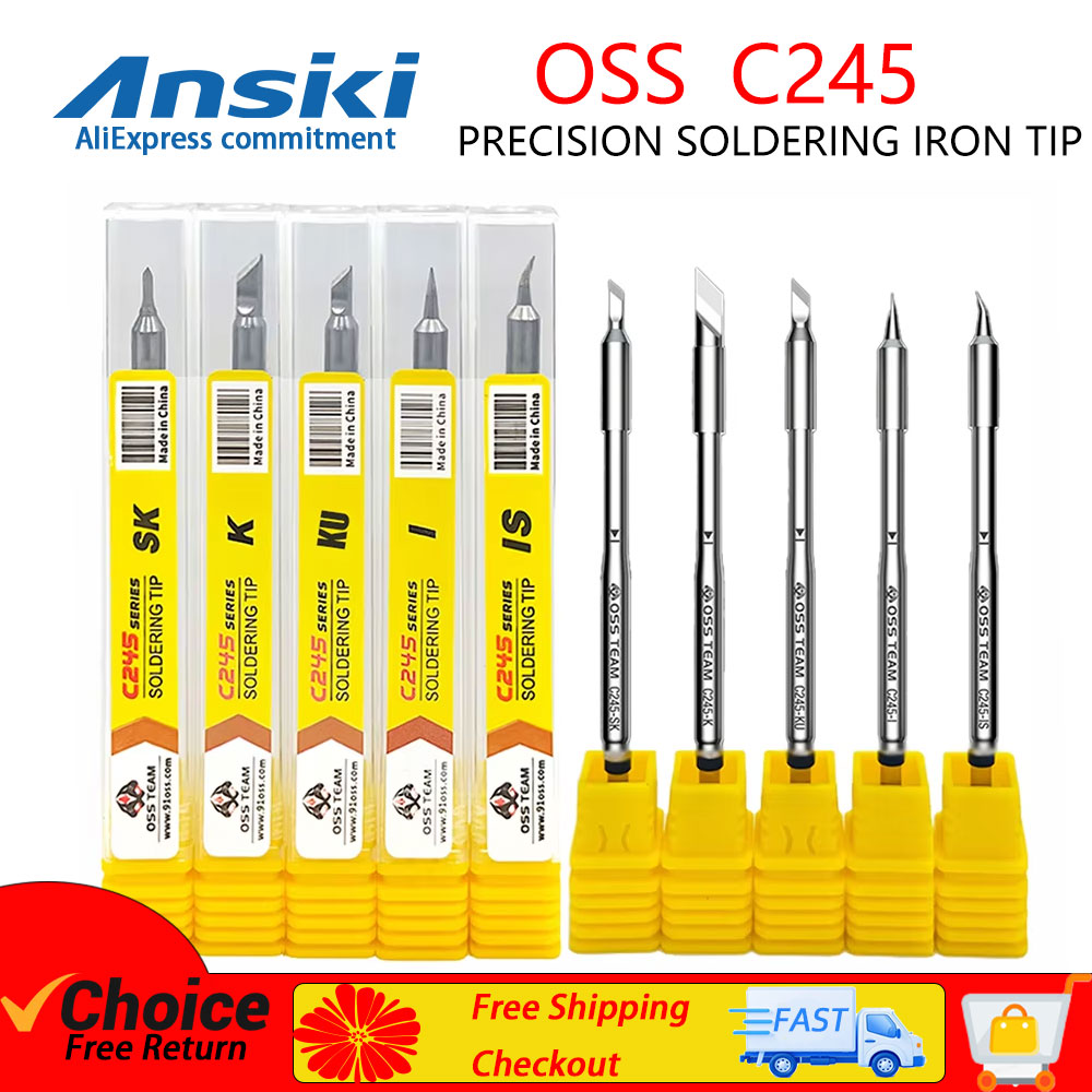 رأس لحام OSS C245، طقم إصلاح ل - مراجعة Electronics Repair Kit With Soldering Iron وسعره