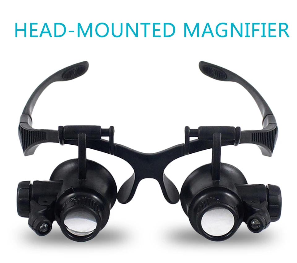 جديد عقال مصباح ليد نظارات الم - مراجعة Electronics Repair Glasses وسعره