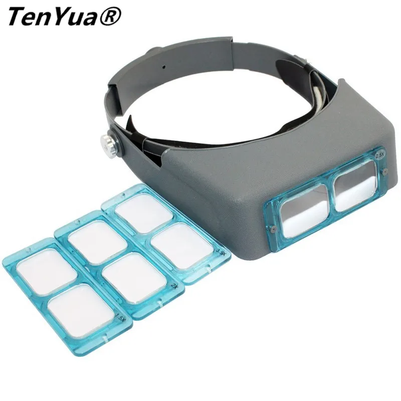 TenYua 1.5x 2x 2.5x 3.5x رئيس  - مراجعة Electronics Repair Glasses وسعره