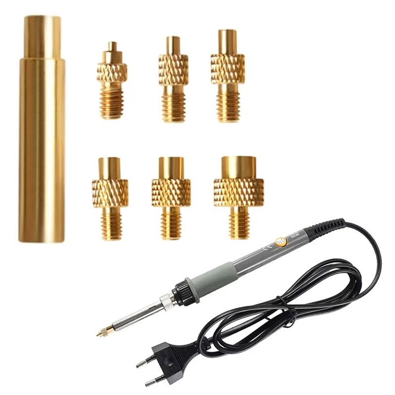 رؤوس مكواة لحام لتركيب الحشوات - مراجعة Electronics Repair Kit With Soldering Iron وسعره