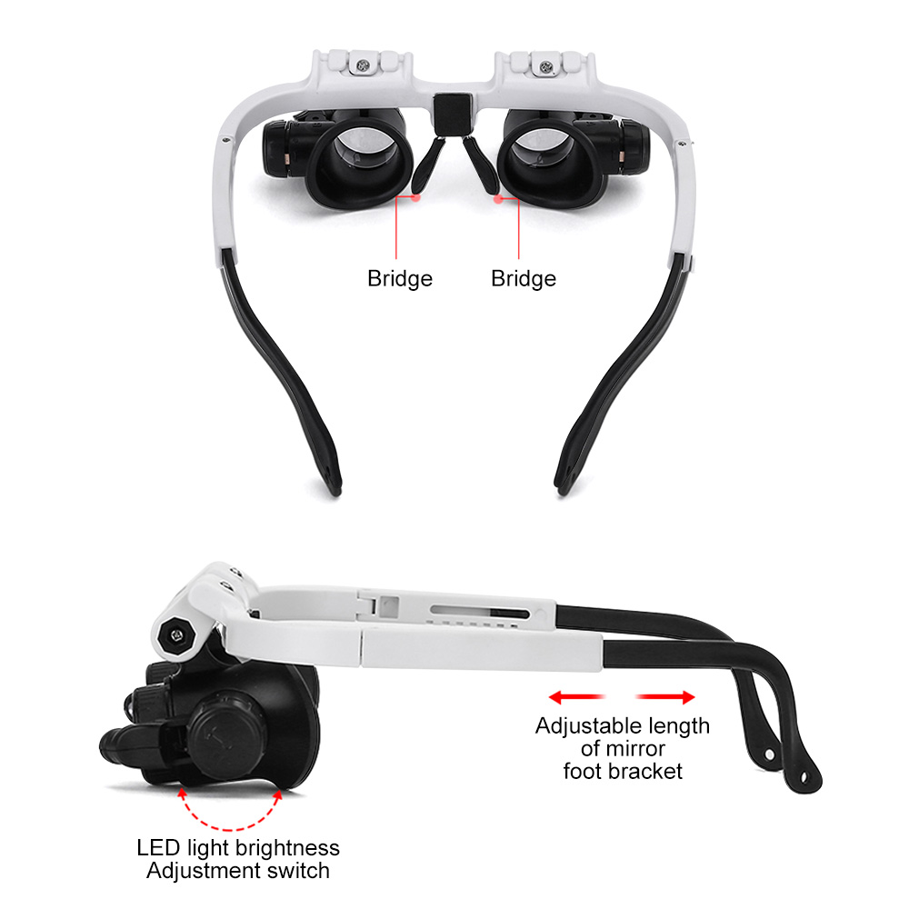9892H عدسة مكبرة 8X/15X/23X صا - مراجعة Electronics Repair Glasses وسعره