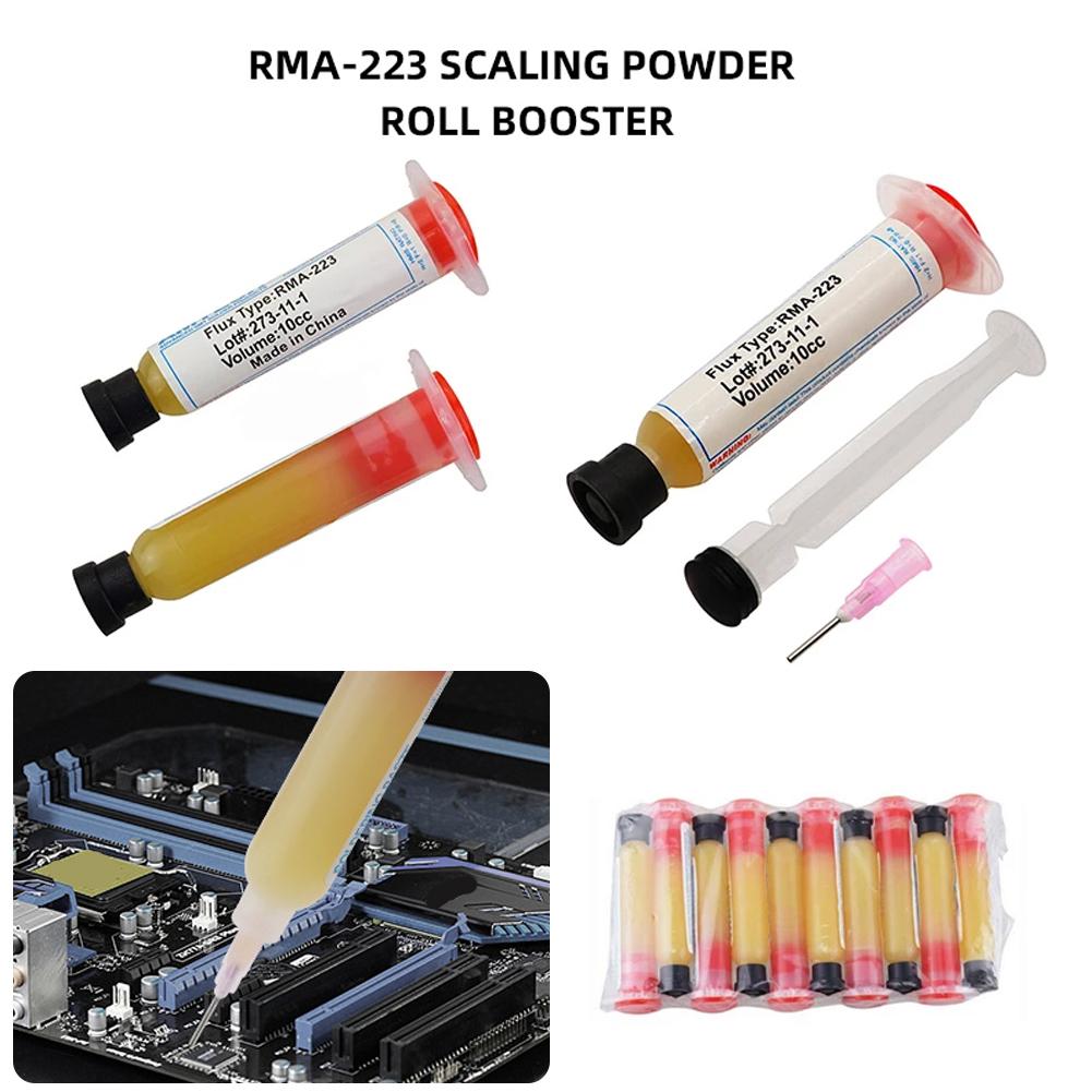 معجون لحام RMA223 بدون تنظيف م - مراجعة Soldering Flux Liquid وسعره