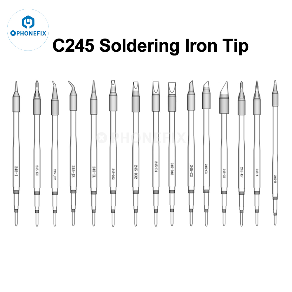 OEM C245 C470 سلسلة نصائح C245 - مراجعة Electronics Repair Kit With Soldering Iron وسعره