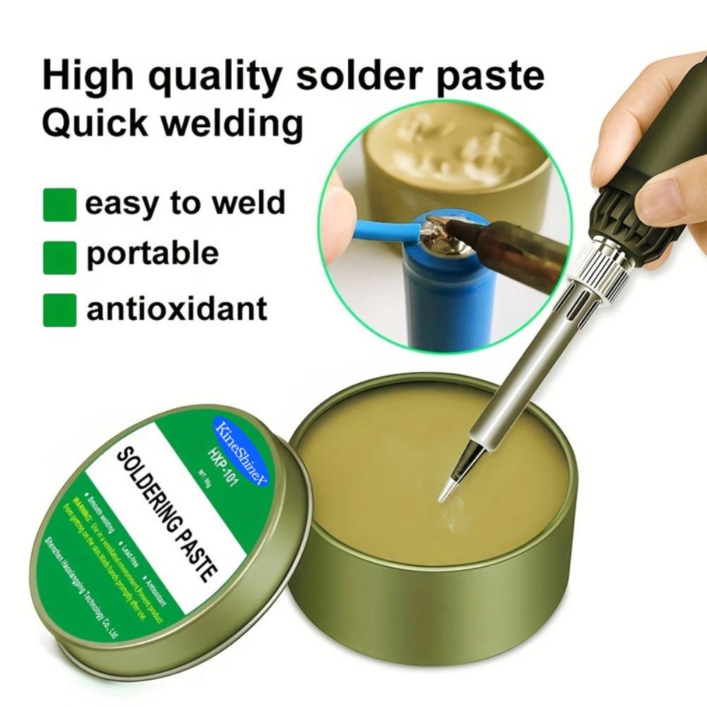 100 جرام من معجون لحام الروزين - مراجعة Soldering Flux Liquid وسعره
