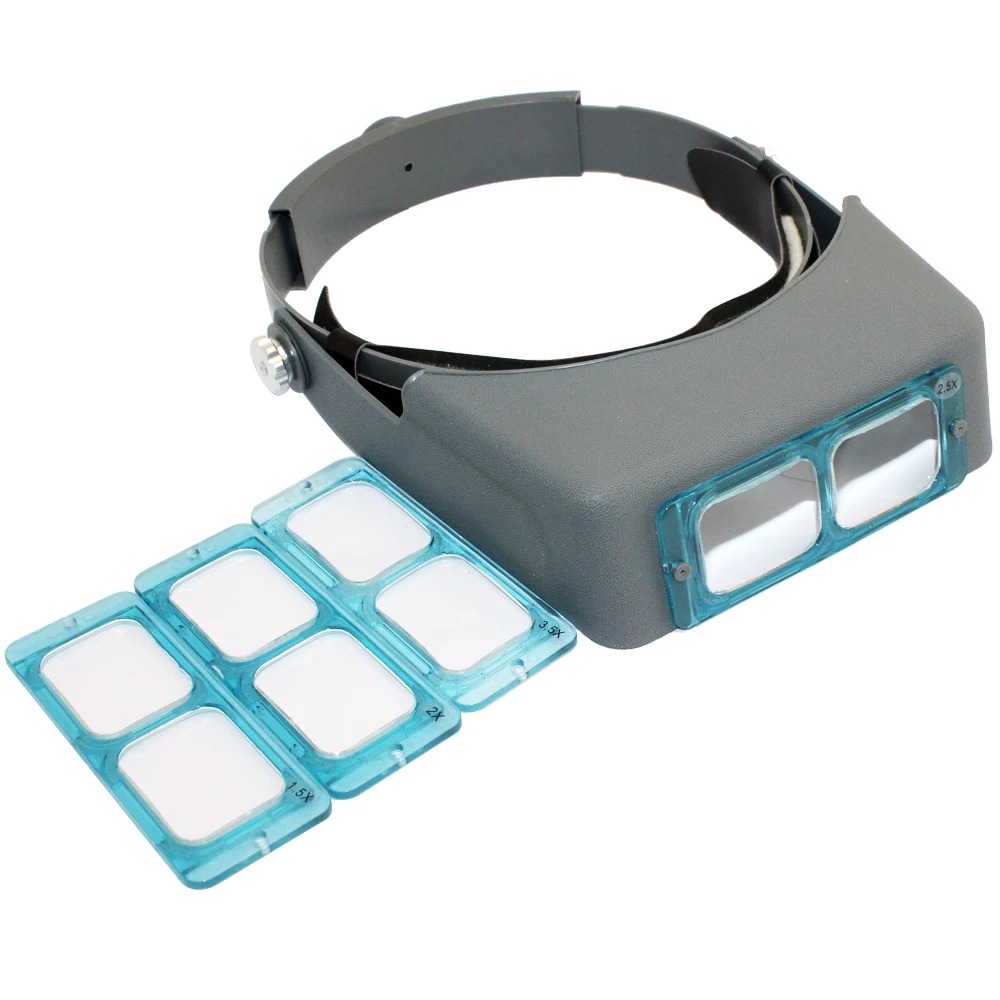 عدسة مكبرة احترافية 1.5X 2X 2. - مراجعة Electronics Repair Glasses وسعره
