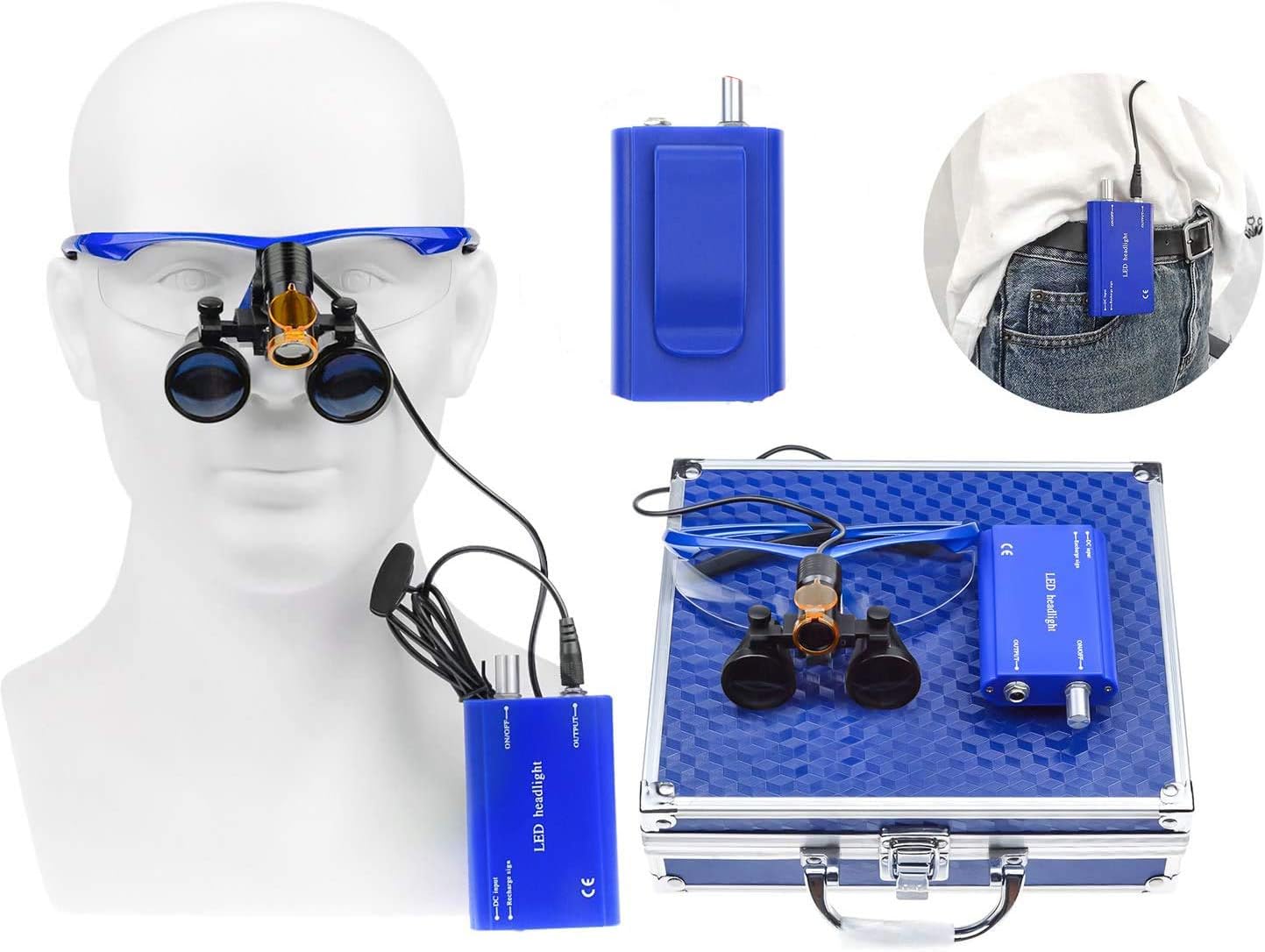 مكبرات عالية القوة 2.5X و3.5X  - مراجعة Electronics Repair Glasses وسعره