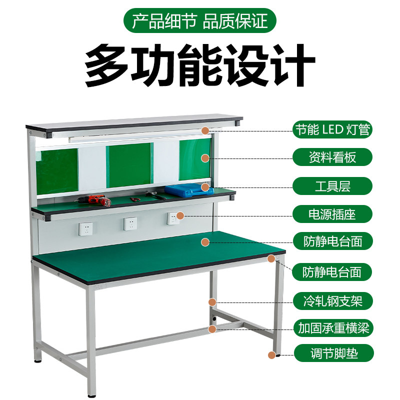 منضدة عمل مضادة للكهرباء الساك - مراجعة Electronics Repair Table وسعره